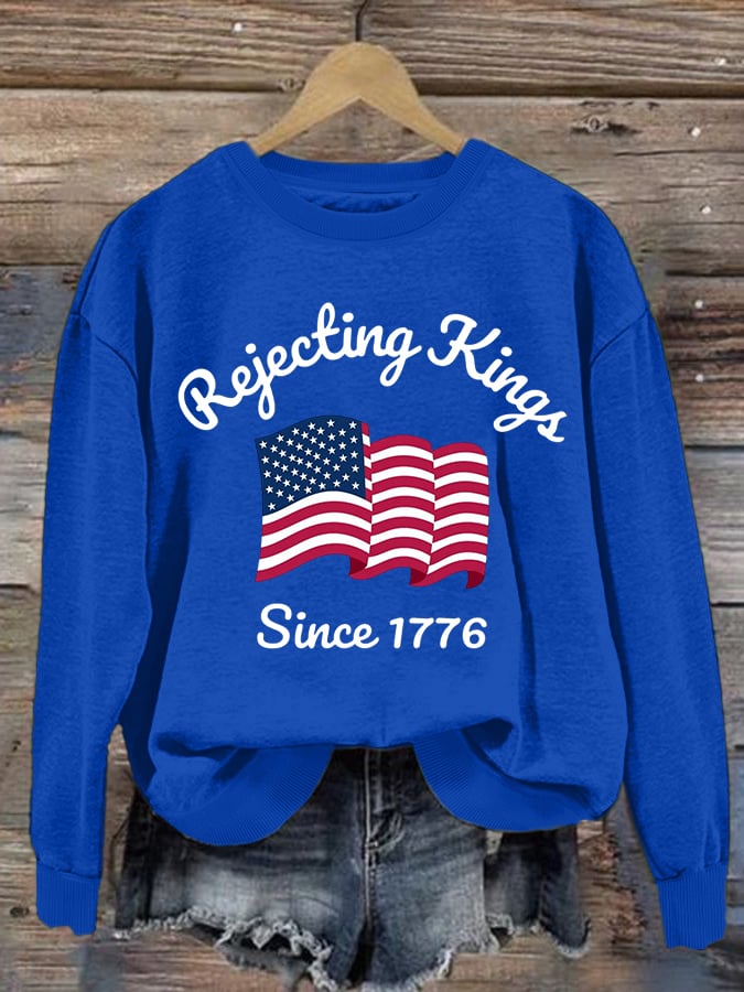 Women's Rejecting Kings Print Sweatshirt