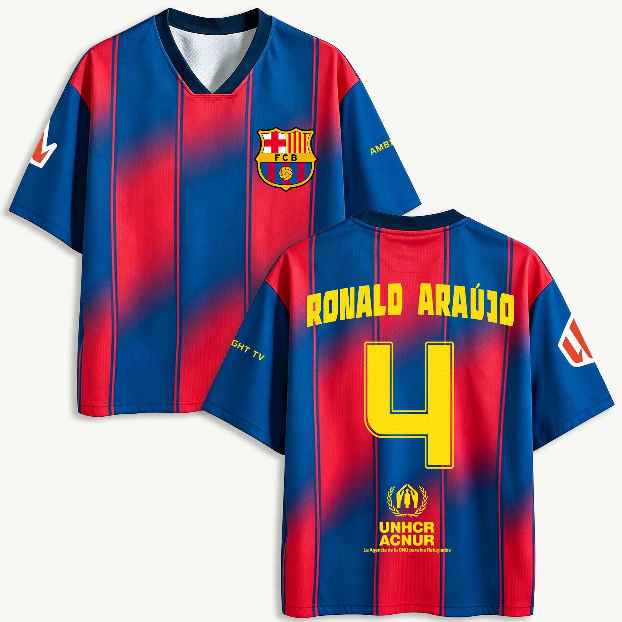 2026 Ronald Araújo #4 Barcelona Mesh Jersey