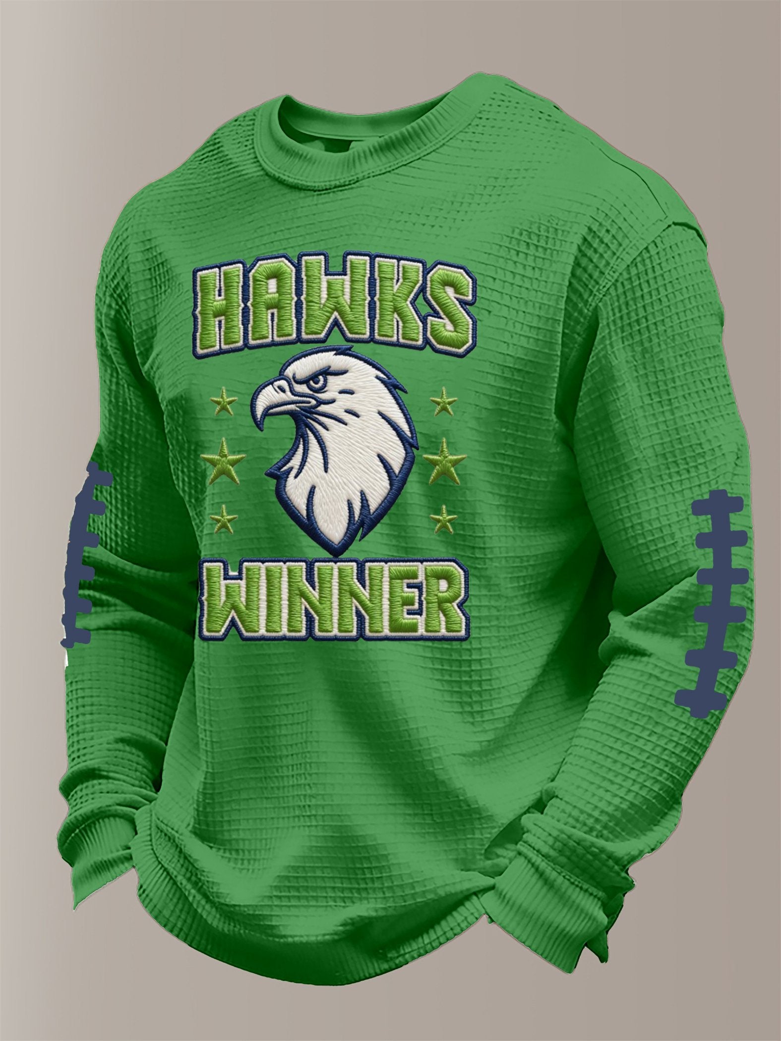 Men's Football Print Waffle T-Shirt