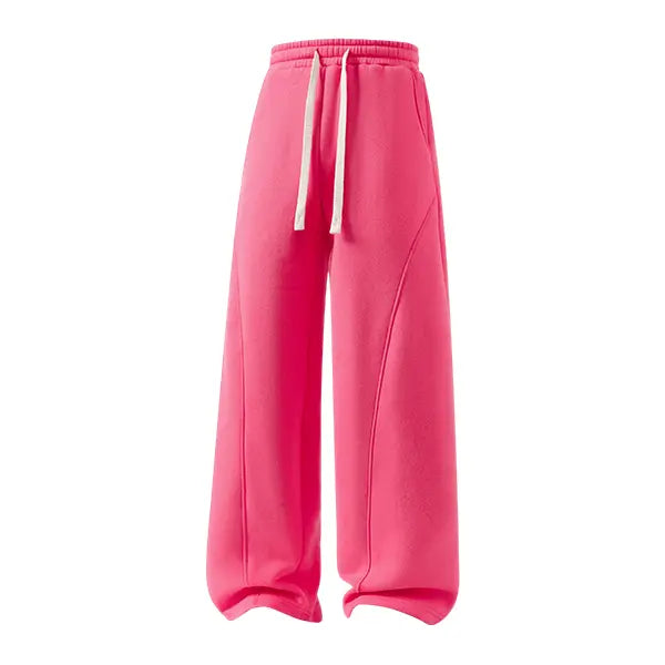 βοΈπ€ Unisex Fleece-Lined Casual Pants β Oversized Loose-Fit Drawstring Trousers π₯β¨π