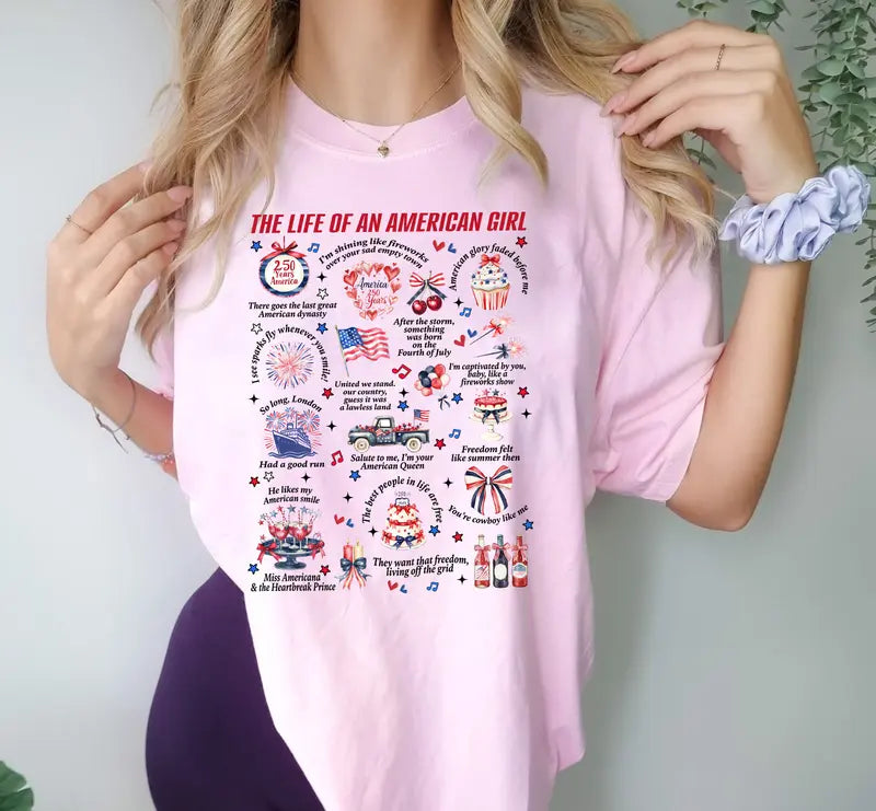 Women's The Life of An American Girl T-Shirt