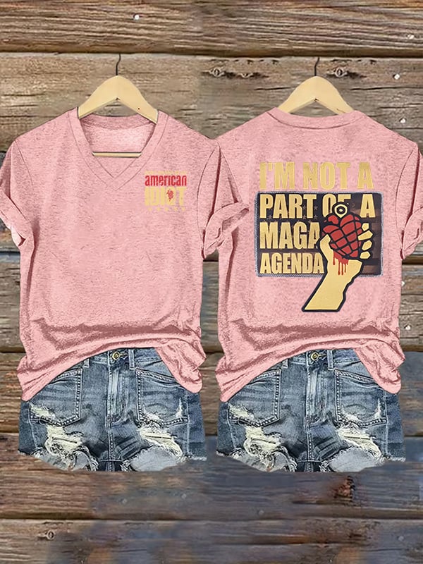 Women's american idiot Print T-Shirt