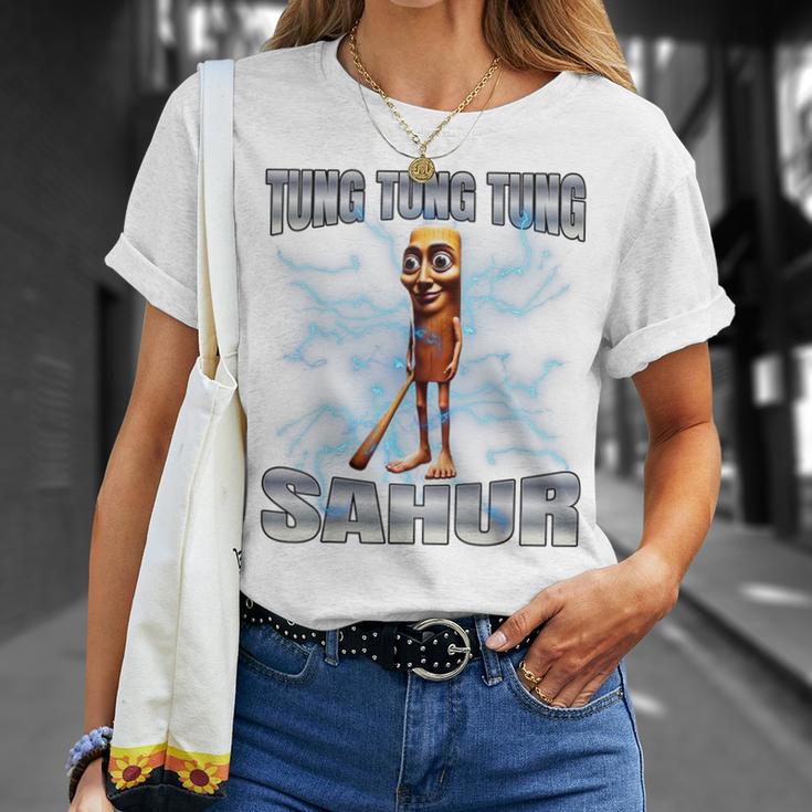 Women's Tung Tung Sahur Cadeau Humoristique T-Shirt