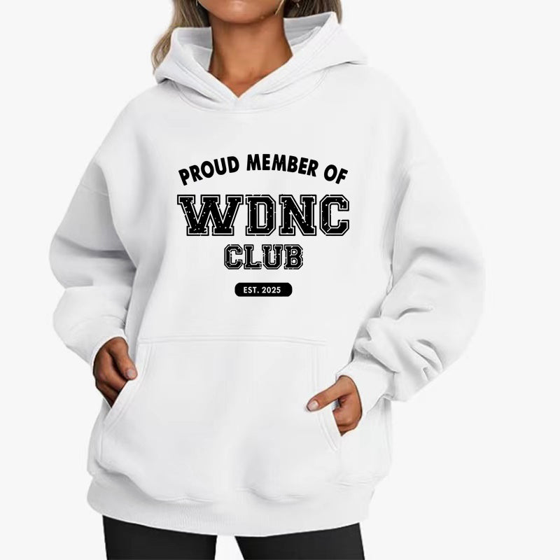 Women's Retro Fun "We Don't Care About Menopause/Perimenopause" Printed Pullover Sweatshirt