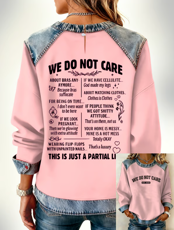 Retro Funny Proud Member Of Club We Do Not Care Menopause Perimenopause Print Sweatshirt