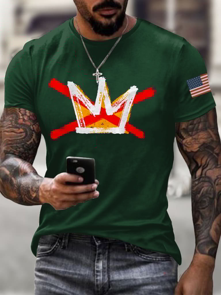 Men's Casual Reject King T-Shirt