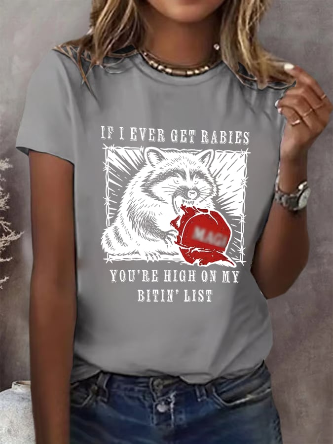 Women's FDT Printed Casual T-Shirt