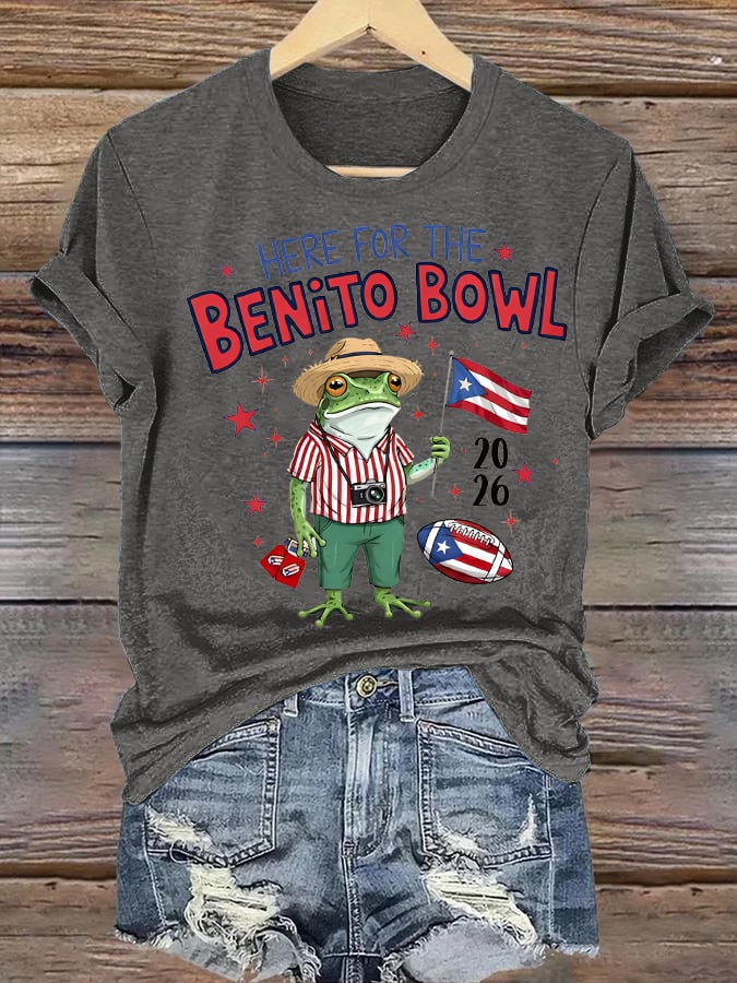 Women's Benito Bowl Puerto Rico Football T-Shirt