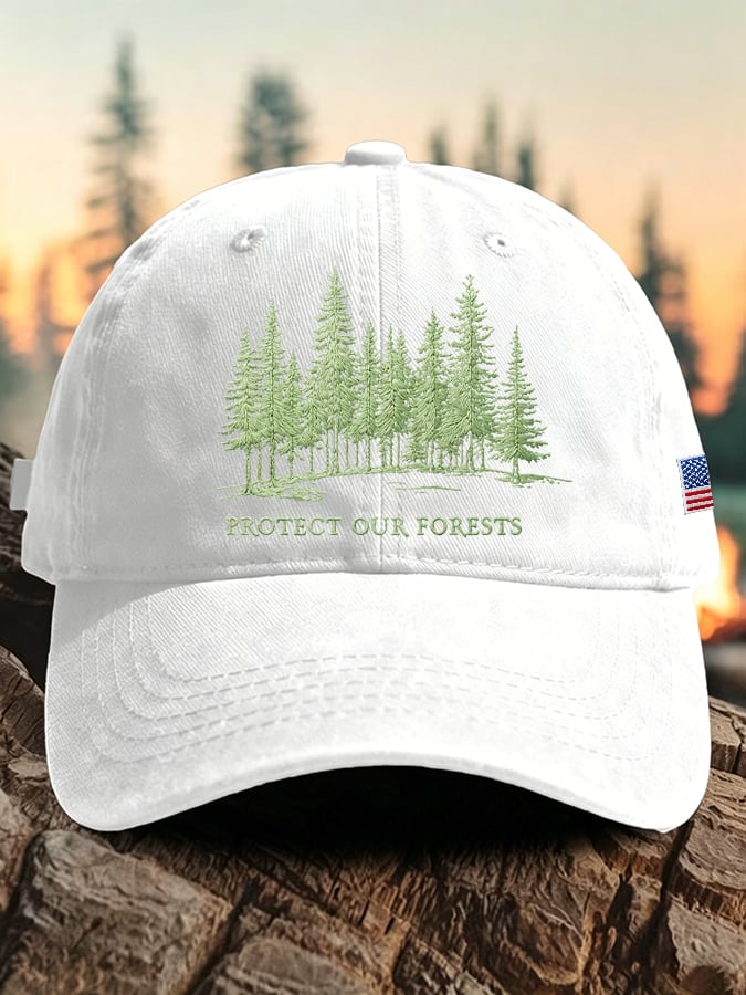Unisex Protect Our Forests Printed Hat