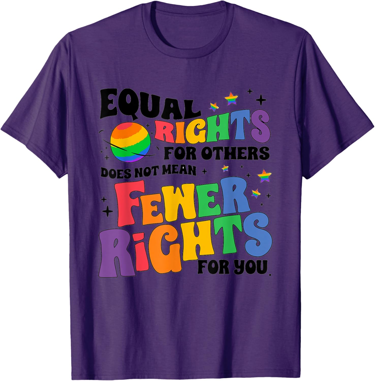 Men's model The equal rights of others do not mean a reduction in LGBTQ rights T-Shirt