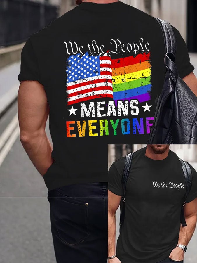 Men's Pride Month We The People Print T-Shirt