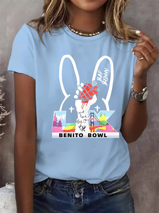 Women's Opening And Halftime Shows Print Casual T-shirt