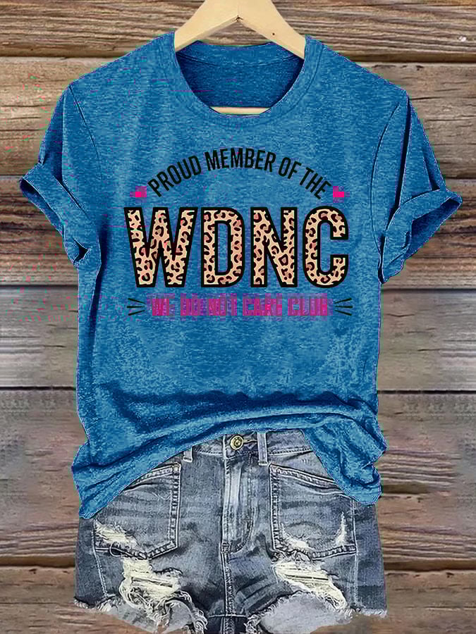Women's Retro Funny Proud Member Of Club Menopause Perimenopause Print T-Shirt
