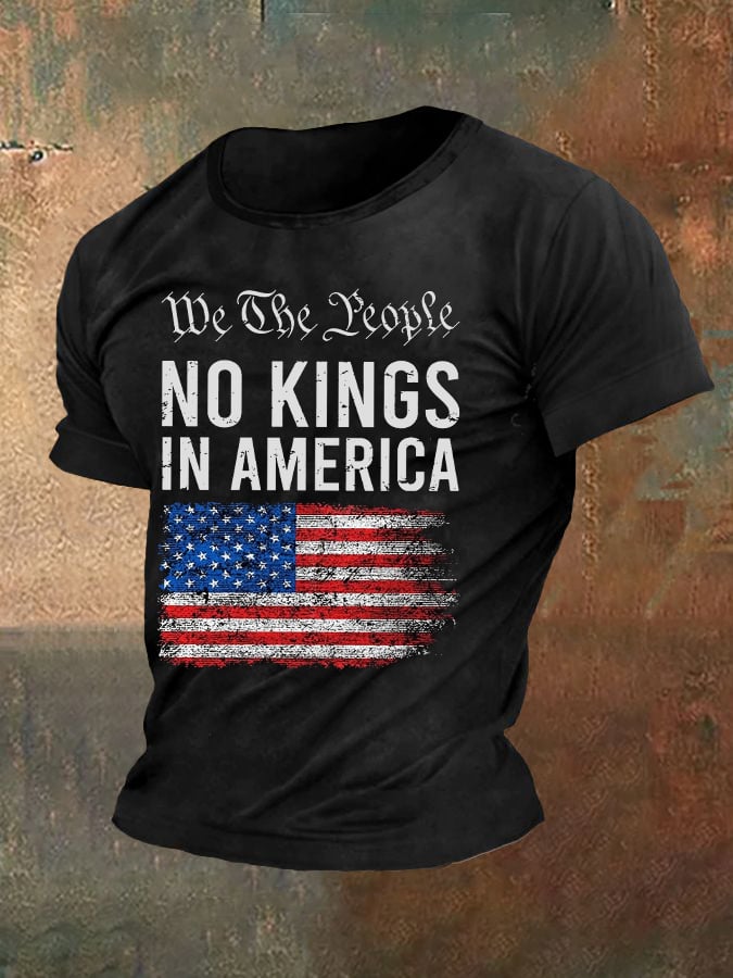 🔥Buy 3 Get 15% Off🔥Men's casual American flag-free T-shirt