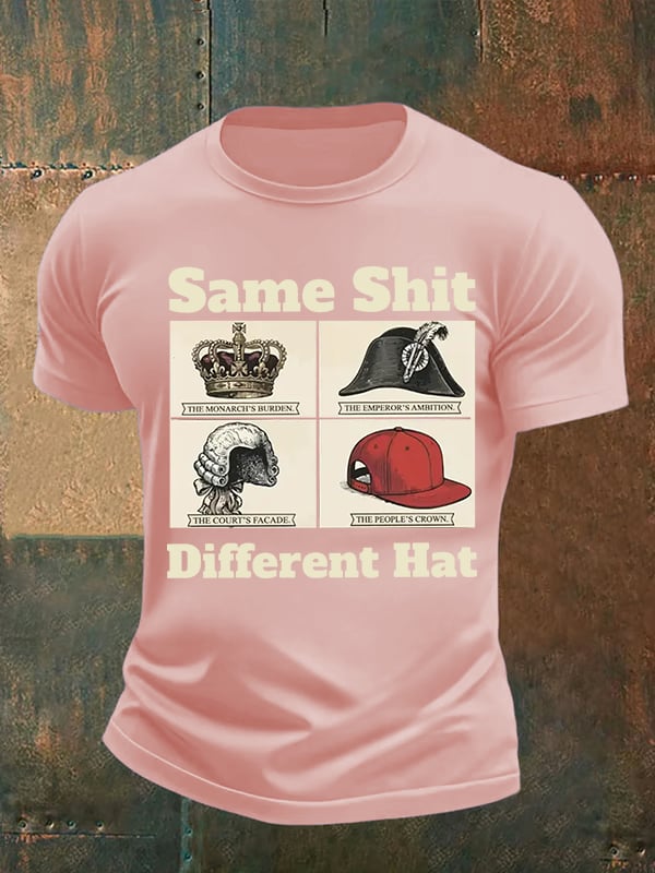 Men's Same Shit Different Hat FDT Print T-Shirt