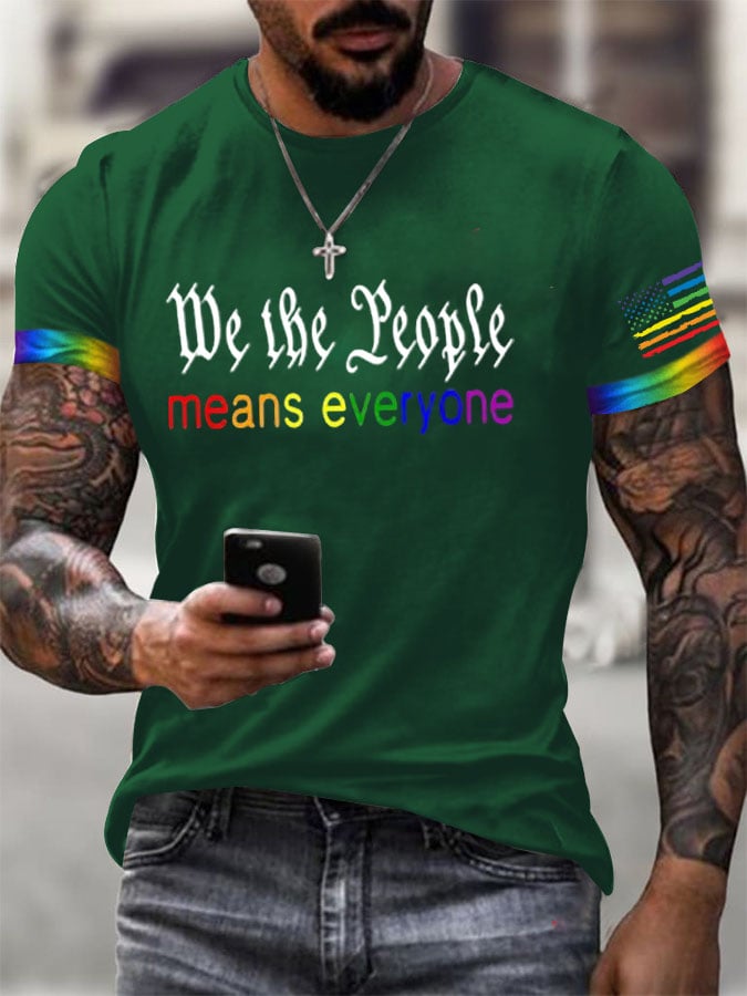 Men's We The People Means Everyone Print T-Shirt