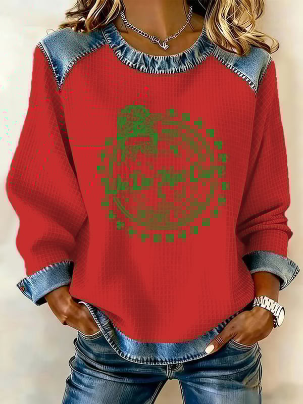 Women's Retro Funny Proud Member Of Club We Do Not Care Menopause Perimenopause Print sweatshirt