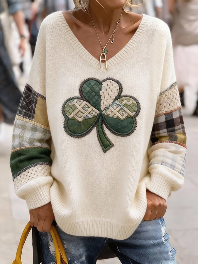 Women's St. Patrick's Day Printed Knitwear