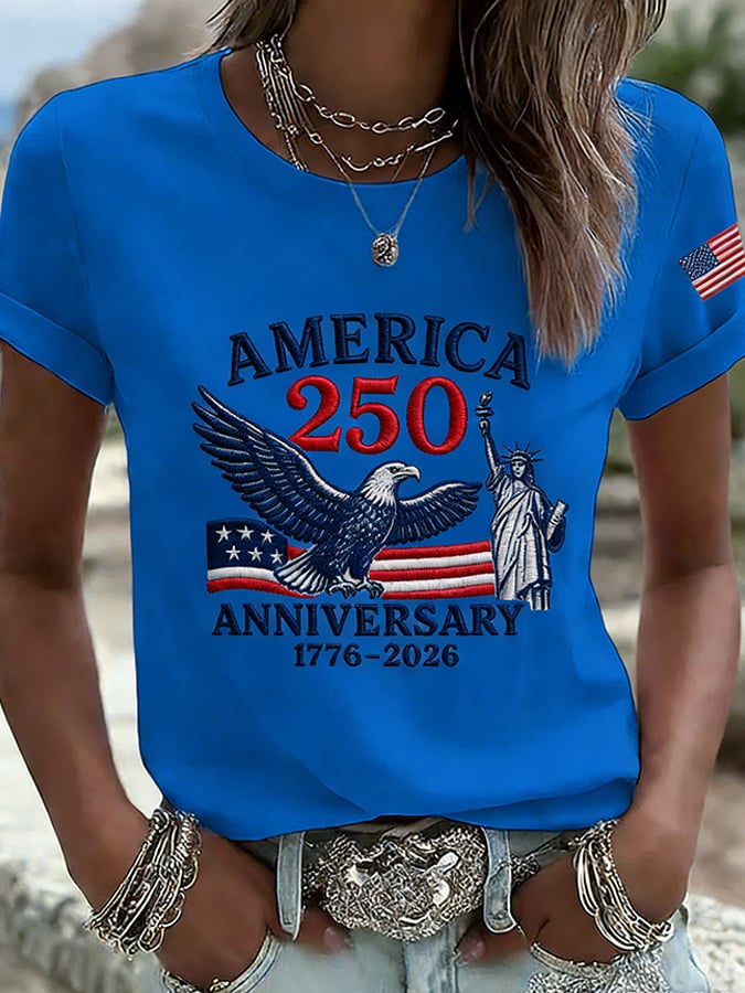 Women's America 250th Anniversary Print T-Shirt