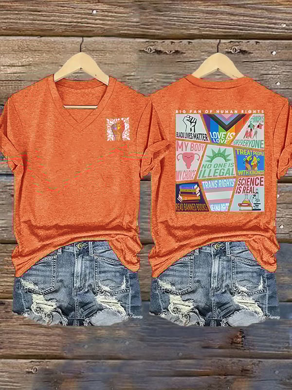 Women's speaks my beliefs Print T-Shirt