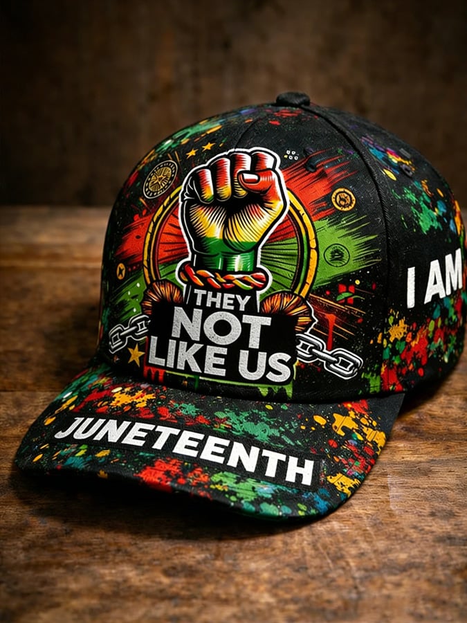Unisex Juneteenth-Print Hat