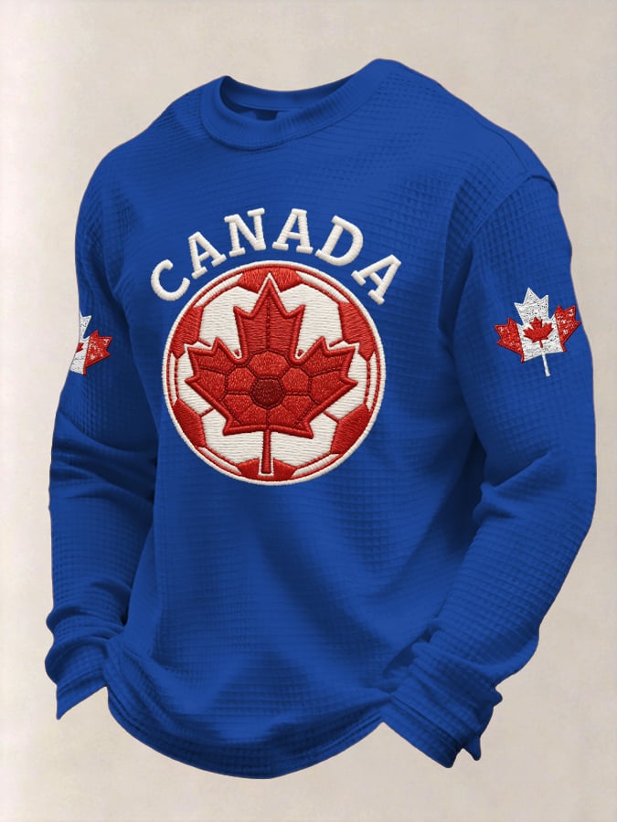 Men's Soccer Printed Casual Top