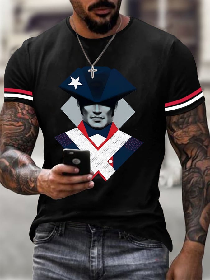 Men's football Printed Short-Sleeve T-Shirt