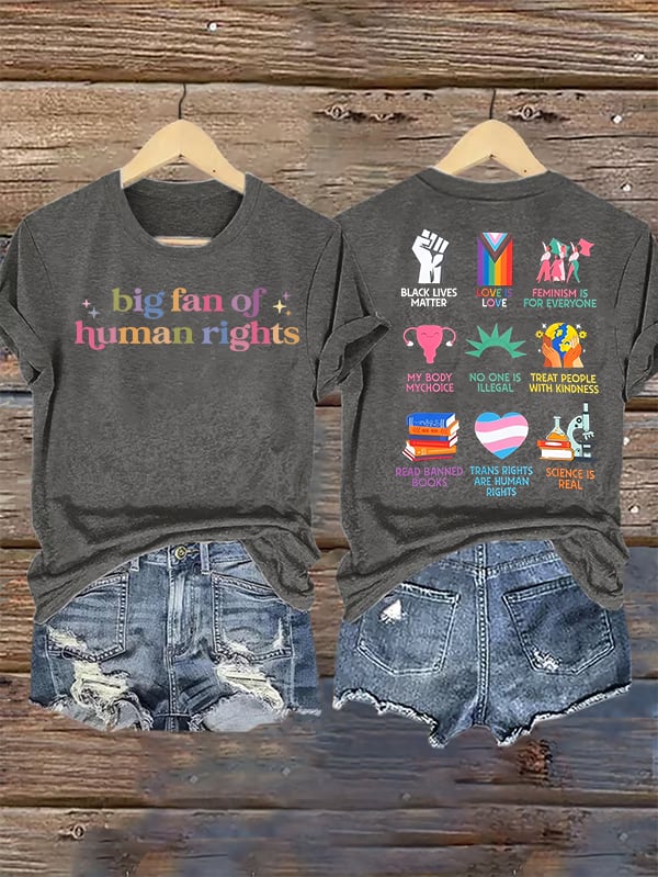 Women's staunch supporter of human rights T-Shirt