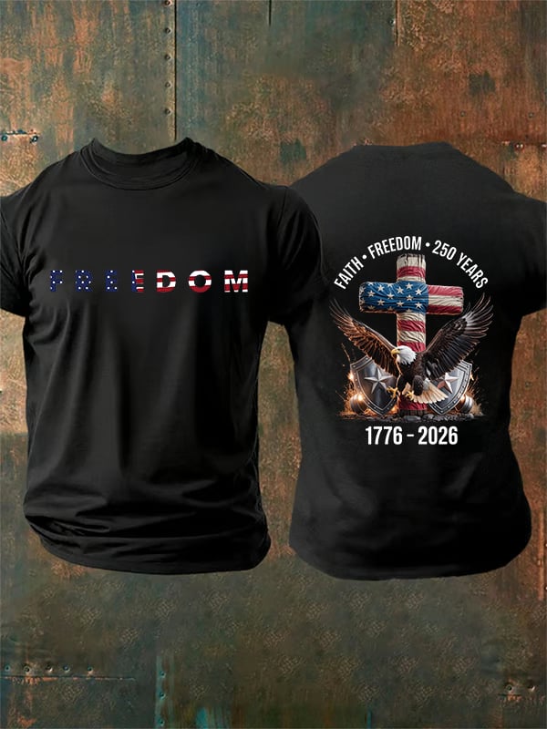 Men's American 250th Print T-Shirt