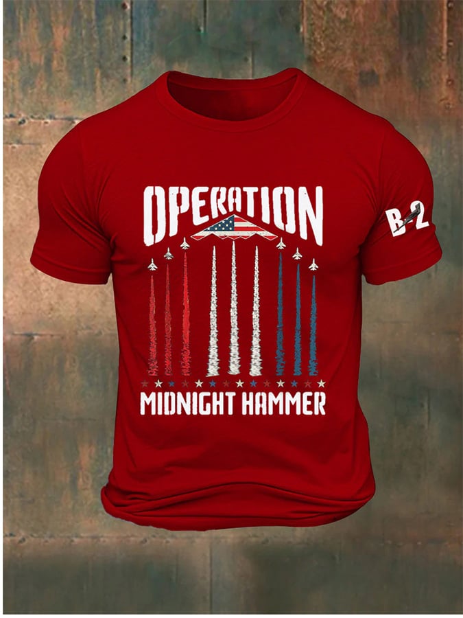 Men's Midnight Hammer B-2 Spirit Printed T-shirt