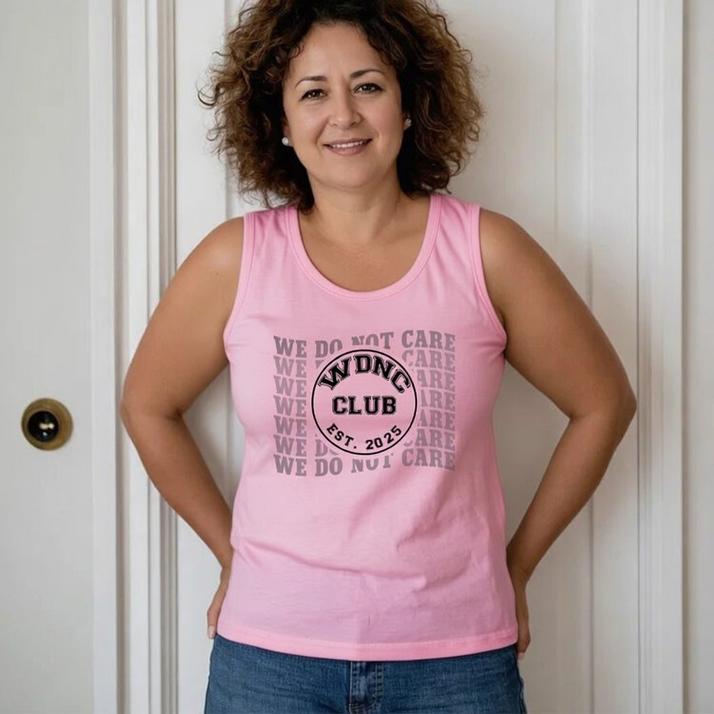 Retro Funny WDNC Menopause Perimenopause Print Tank Top