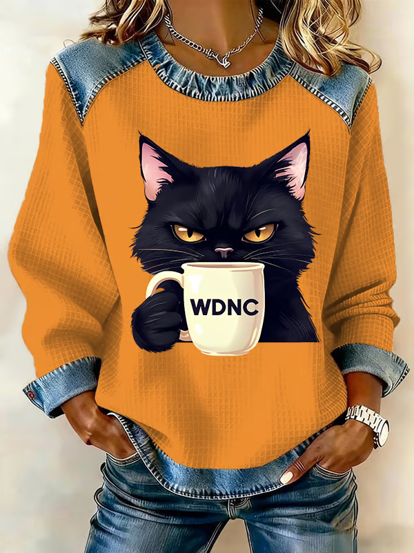 Women's Retro Funny Proud Member Of Club We Do Not Care Menopause Perimenopause Print Sweatshirt