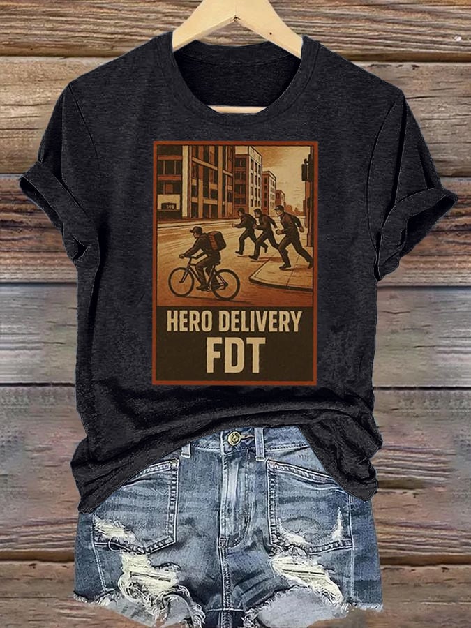 Women’s HERO DELIVERY FDT Printed T-Shirt