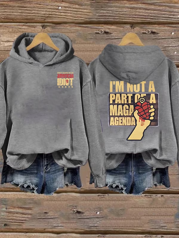 Women's american idiot Print Hoodie