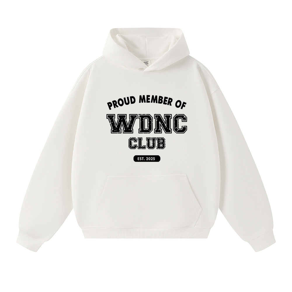 Women's We don't care about menopause perimenopause Retro Funky Print Hooded Sweatshirt