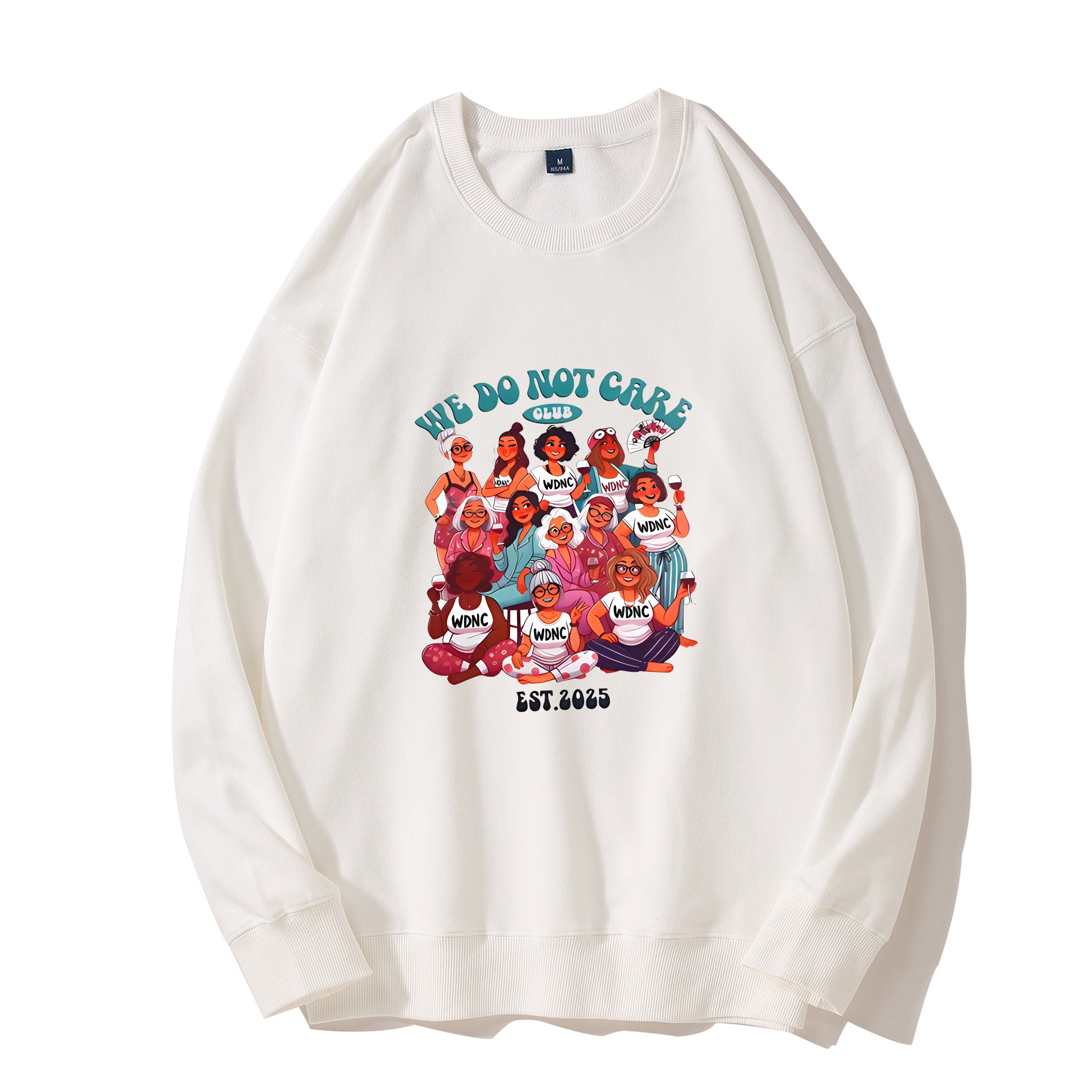 Women's Retro Fun We Don't Care About Menopause/Perimenopause Printed Sweatshirt