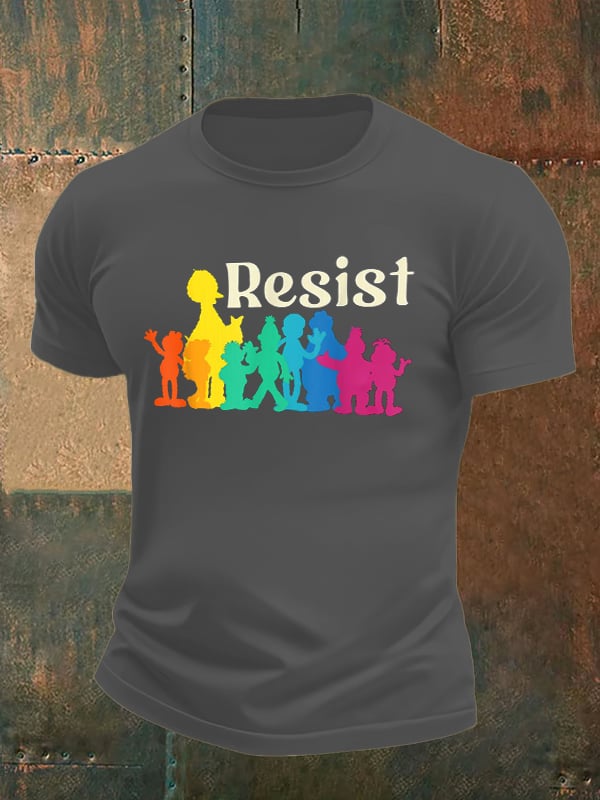 Men's Resist Printed Casual T-Shirt