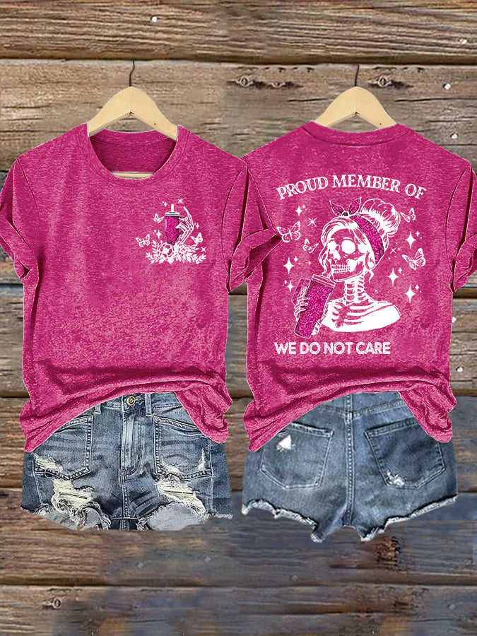 Retro Funny WDNC Club Menopause Perimenopause Print T-Shirt