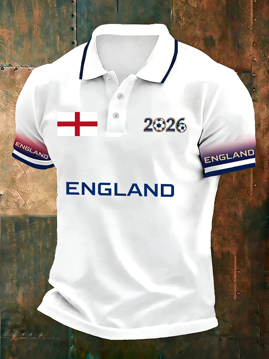Men's British Football Fan Short-Sleeve T-Shirt