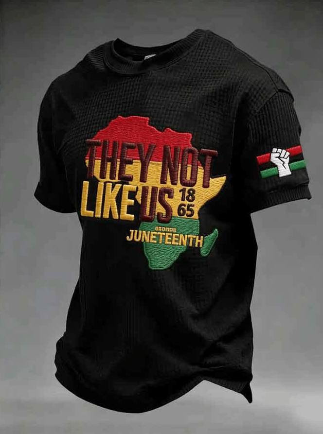 Men's Juneteenth Print Short-Sleeve T-Shirt