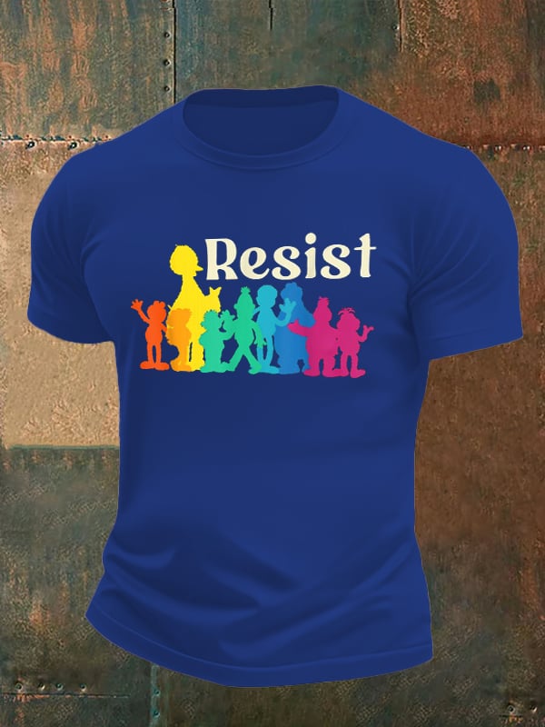 Men's Resist Printed Casual T-Shirt