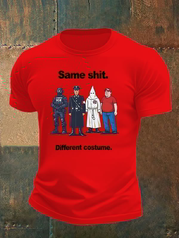 Men's Different costume Print T-Shirt