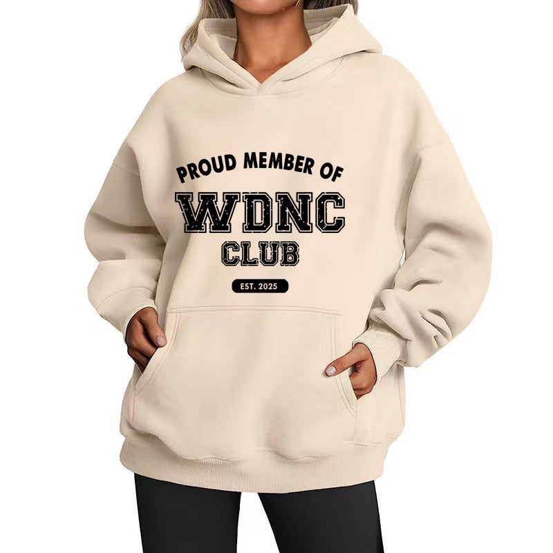 Women's Retro Fun "We Don't Care About Menopause/Perimenopause" Printed Pullover Sweatshirt