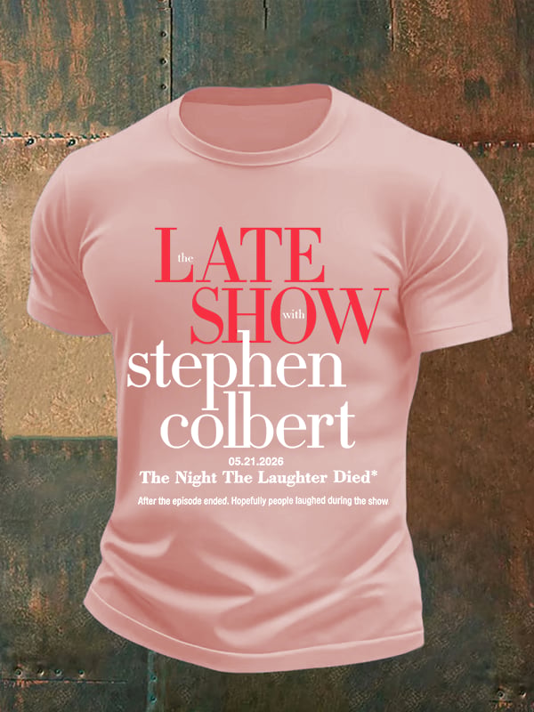 Men's Retro Last Show Print T-Shirt