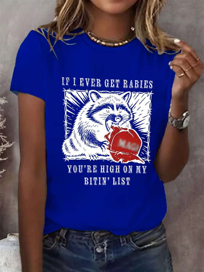 Women's FDT Printed Casual T-Shirt