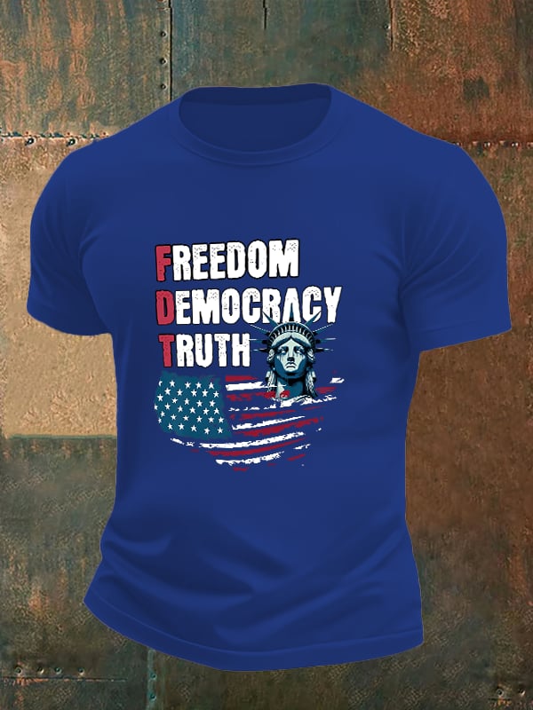 Men's FDT Printed Casual T-Shirt