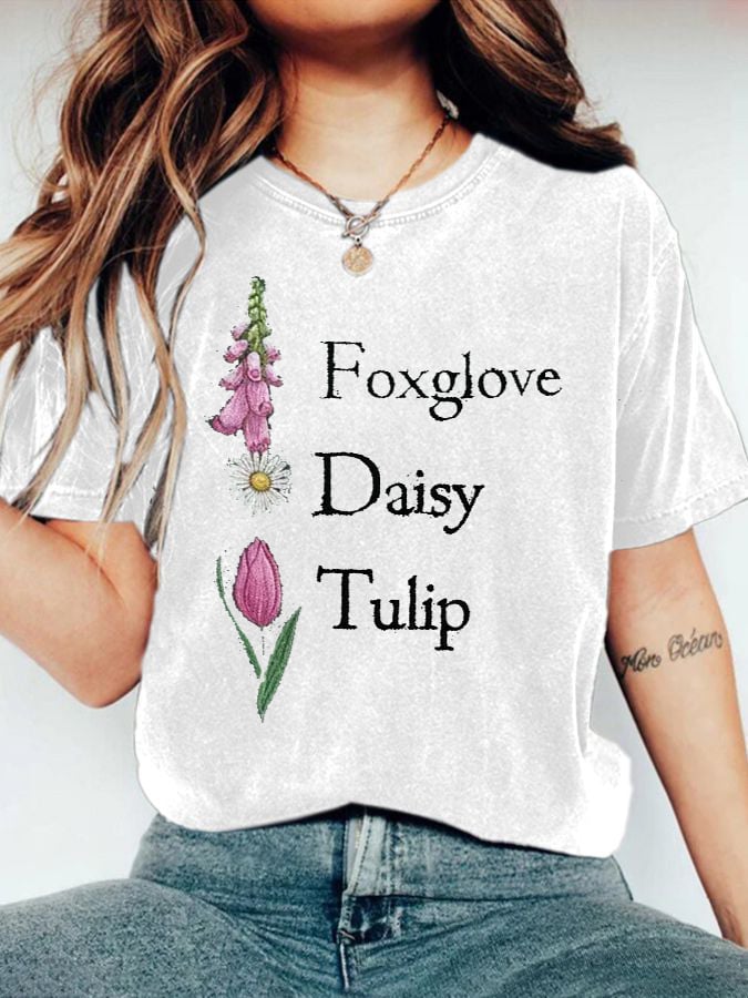 Women's Floral FDT Print T-Shirt