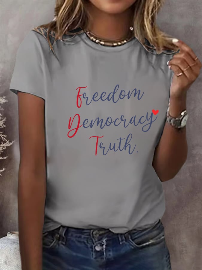 Women's Freedom Democracy Truth T-Shirt