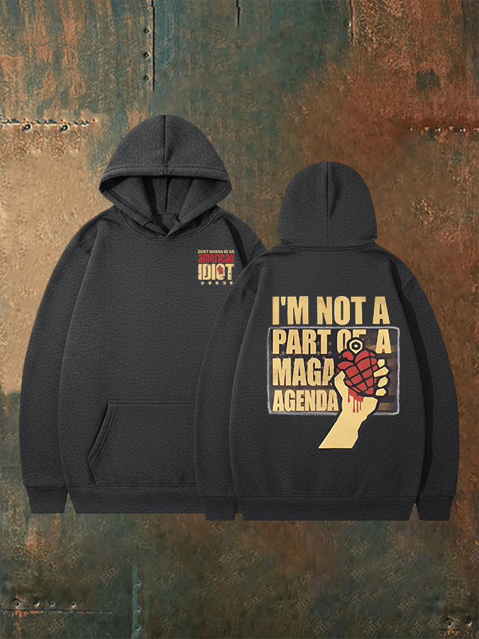 Unisex american idiot Print Hoodie