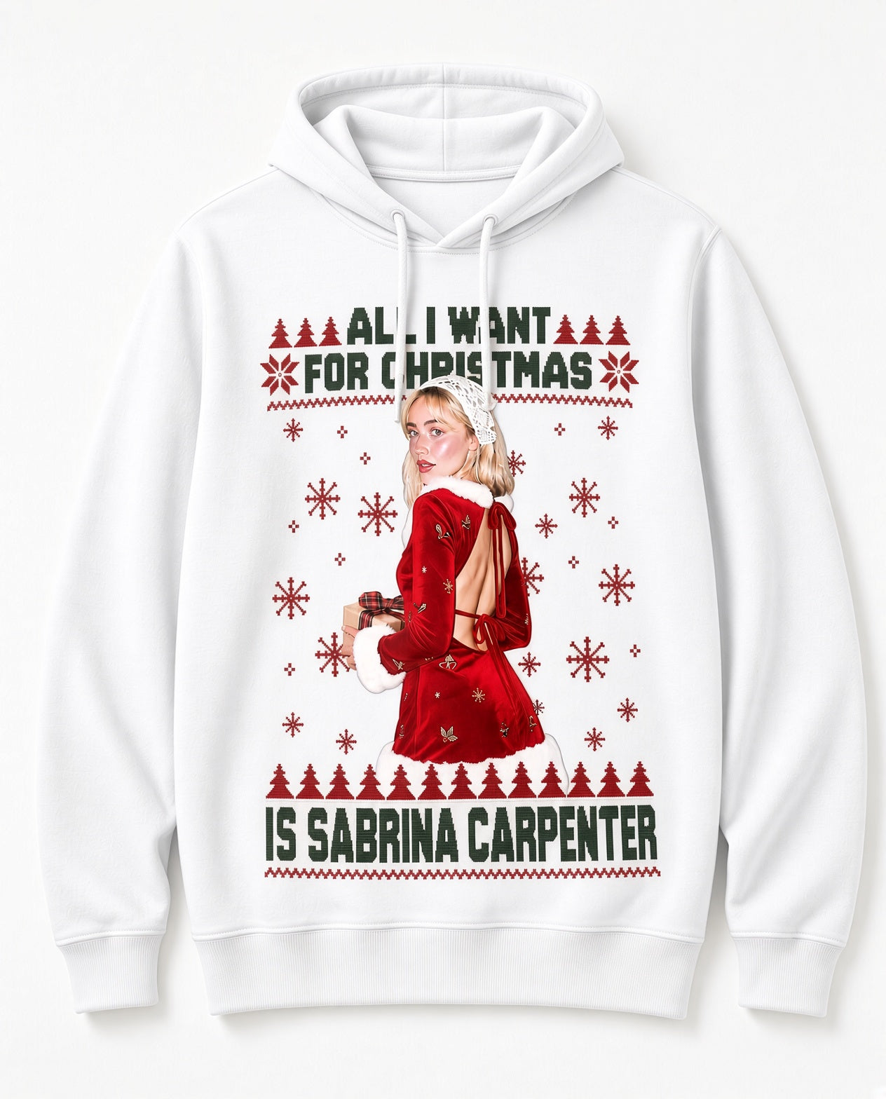 Unisex All I Want for Christmas Hoodie β The Perfect Holiday Gift for Pop Music Fans πππ